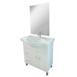 MUEBLE A PISO BLANCO SALEM 3 PCS. + GRIF. JHP 50