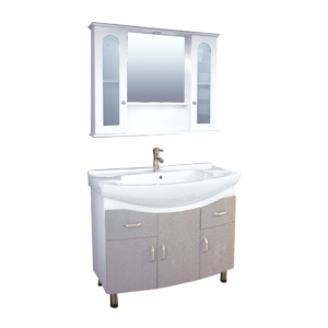 MUEBLE A PISO BLANCO ALBANY 3 PCS. + GRIF. JHP 55