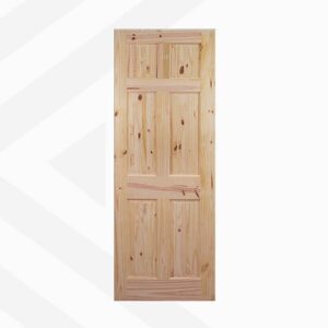 PUERTA RADIATA C/NUDOS 80