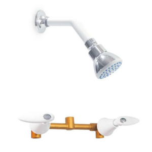 MEZCLA. DUCHA DOBLE SLIM BLANC