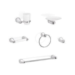 KIT DE ACCESORIOS 6 PCS. CROMADO ALUVIA -AV600001L