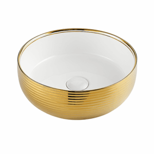 LAVAMANOS DECORADO BOWL AMBAR